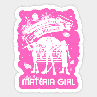 Materia Girl Sticker